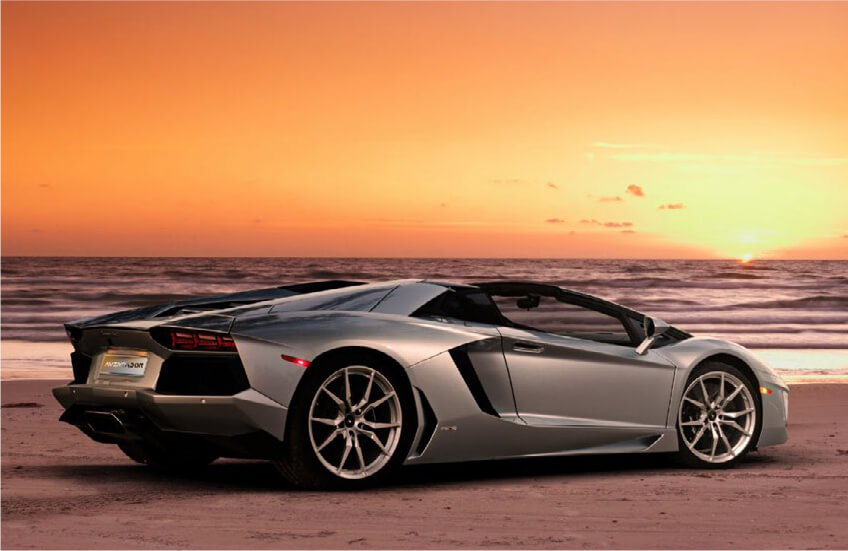 Lamborghini ‘sex on the beach’