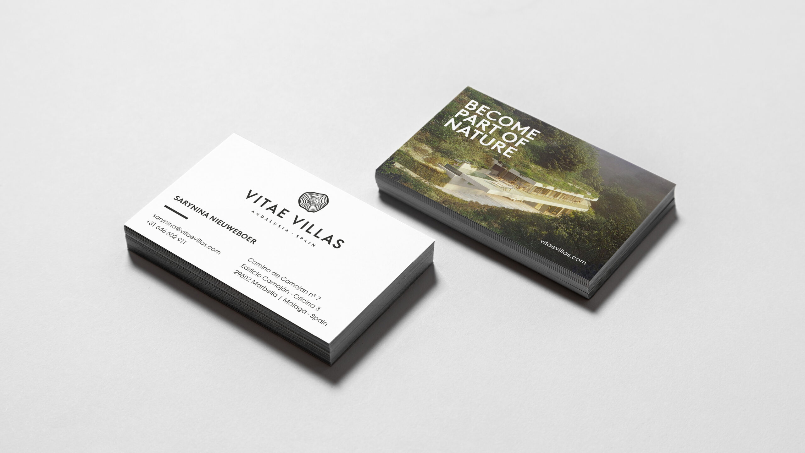 Vitae Villas business cards