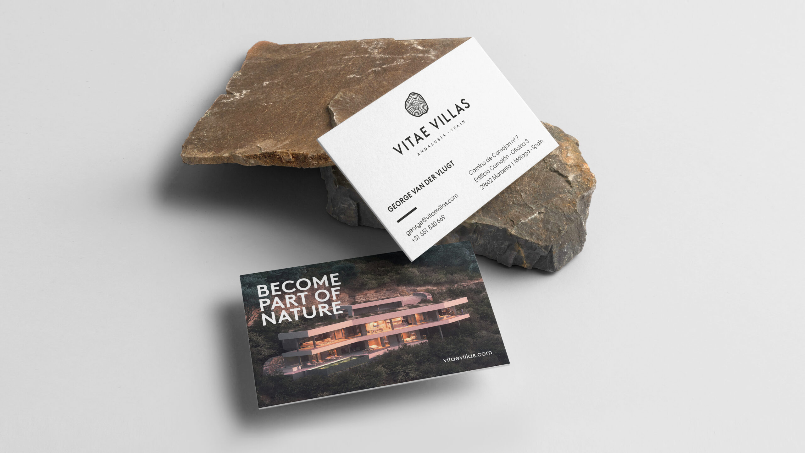 Vitae Villas business cards