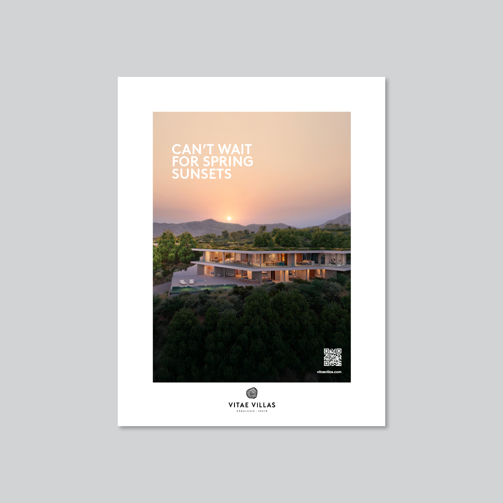 A Vitae Villas advertisement
